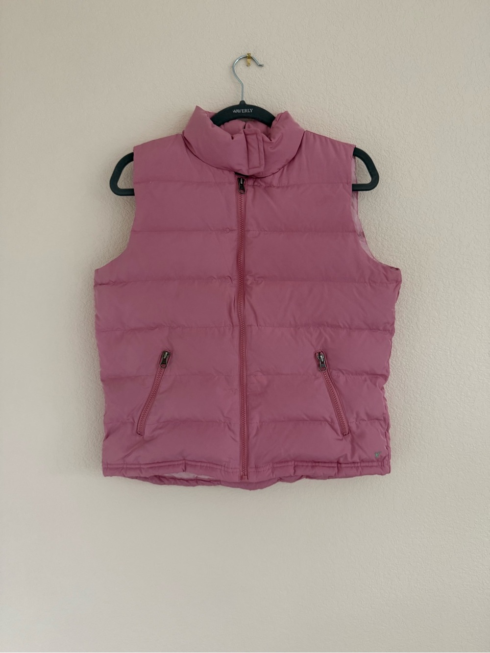American Eagle Outfitters Girls Mauve Pink Quilted Puffer Vest